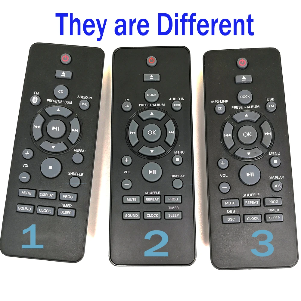 Original Remote Control For Philips CD MICRO MUSIC SYSTEM