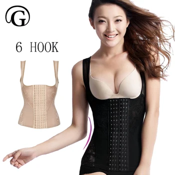 

Women Slimming Body Shaper 6XL Waist Trainer Corset Lift Bras Posture Corrector Control Belly Trimmer Tops