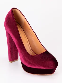 

JANESSA Cleavage with block heel and platform