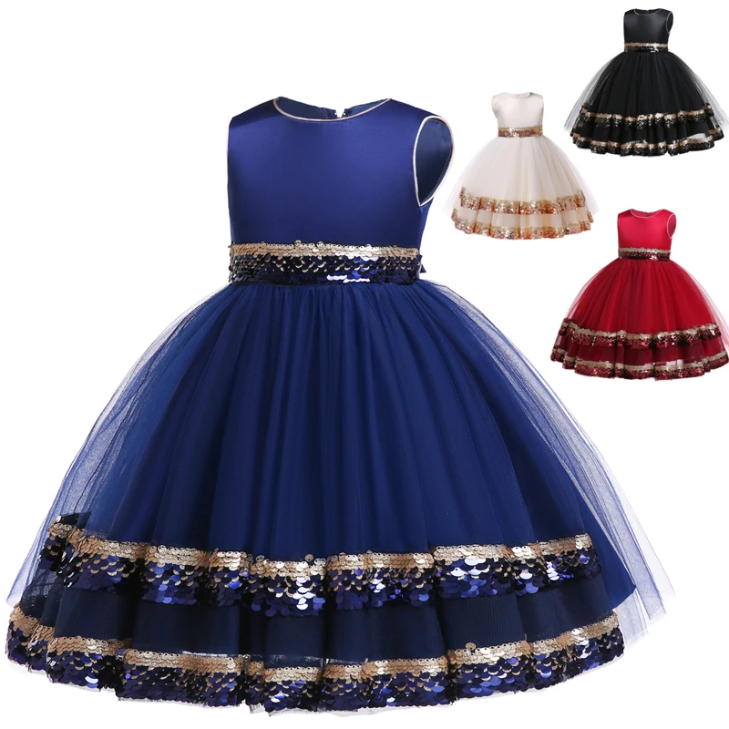 

New 2019 Bridesmaid Wedding Dress For Girl Costume Kids Girls Dress Party Princess Dress Elegant Children Clothing 9 10 12 Years