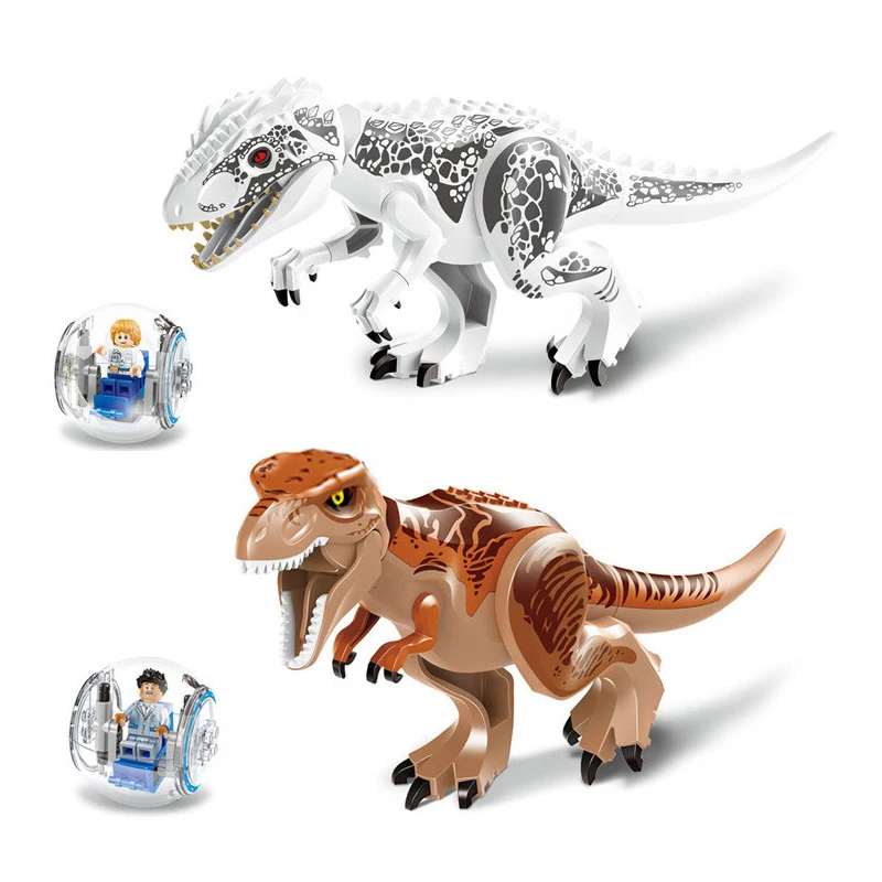 Jurassical Dinosaur world Figures Bricks Tyrannosaurs Rex Building Block Toys Compatible With Legoed Dinosaur Toys