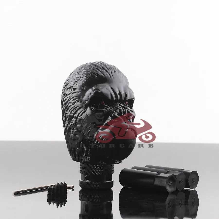 Черная Горилла King Kong Head Стильная универсальная ручка переключения передач
