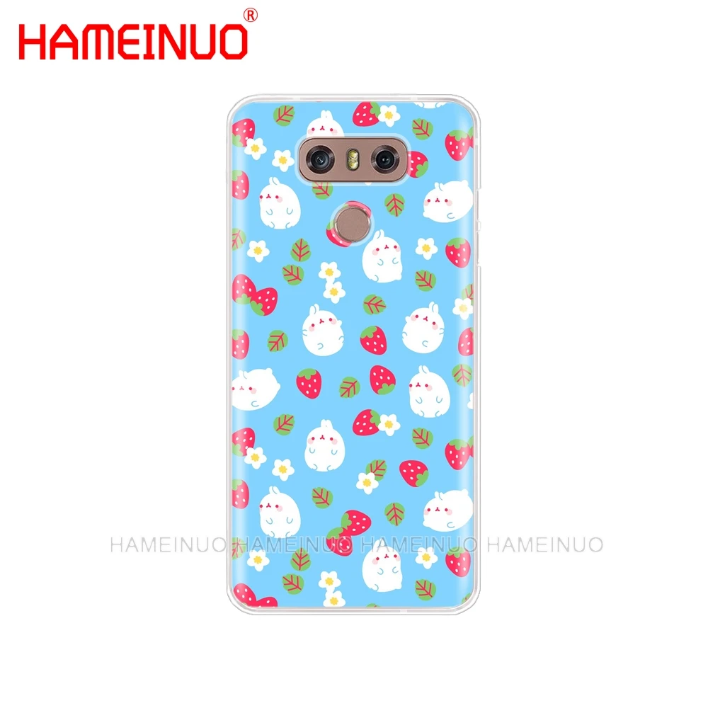 Gameinuo Molang кролики кавайная коробка чехол для телефона LG G7 Q6 G6 MINI G5 K10 K4 K8 2017 2016 X POWER 2