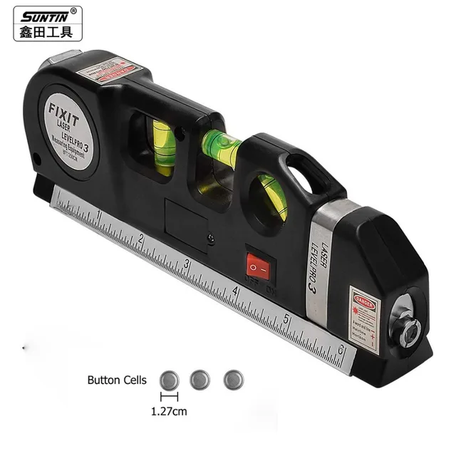 Best Price SUNTIN 4 in 1 Multipurpose Laser Level Tool Tape 2.5M Measurment Nivel Laser Self-leveling Cross-Line Laser Tape Measure Best Price SUNTIN 4 in 1 Multipurpose Laser Level Tool Tape 2.5M Measurment Nivel Laser Self-leveling Cross-Line Laser Tape Measure