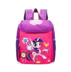 Новые детские школьные сумки с героями мультфильмов, детские рюкзаки с пони, водонепроницаемые школьные сумки, ранец для мальчиков и