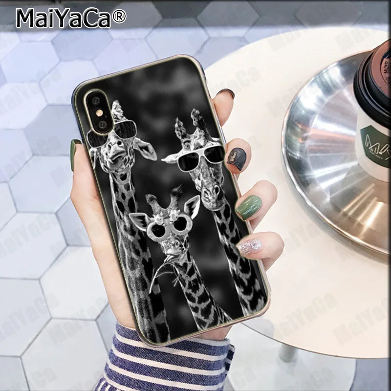 MaiYaCa симпатичного жирафа животных Diy Роскошный высоко технологичный Защитная