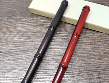 

high grade solid wooden roller Pen business sign Pen boss Writting pen office school prize staitonery gift item 2pc/lot