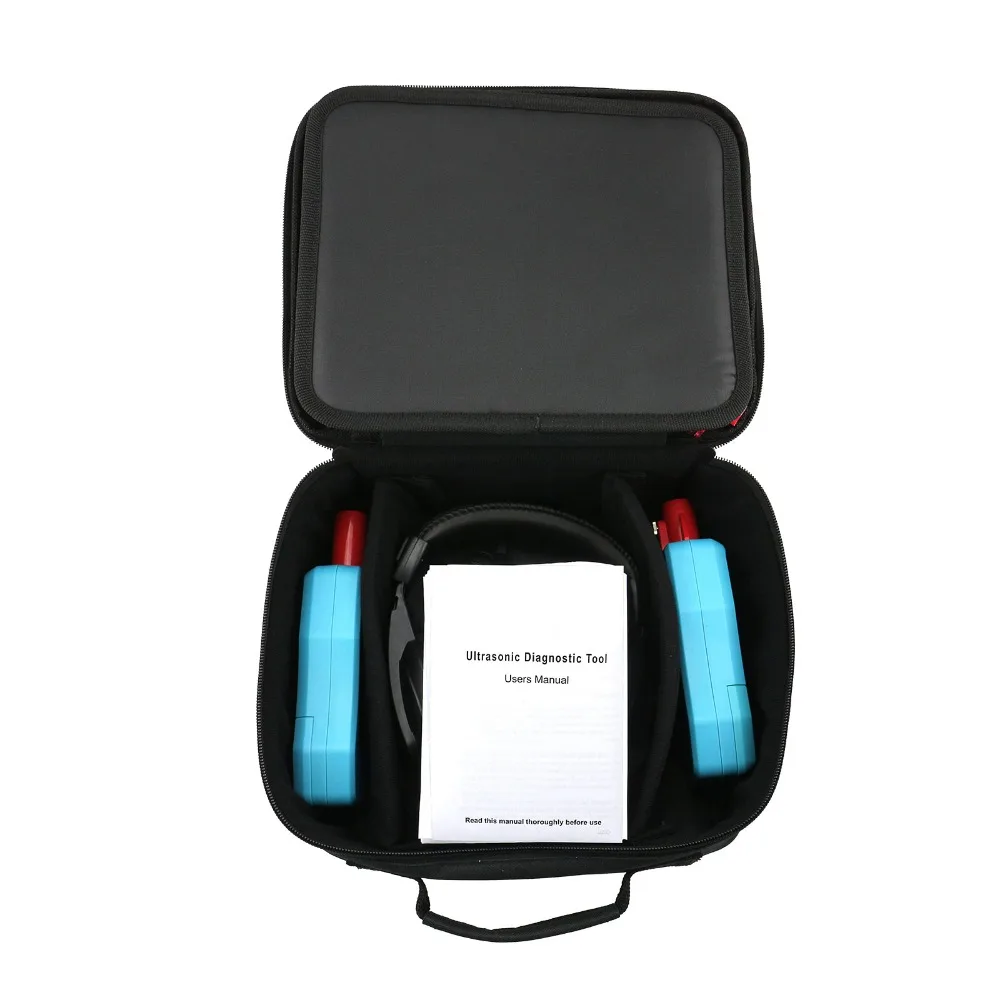all-sun EM2280 Ultrasonic diagnostic Mechanical Wear Leak Detector Leak Detection Kits Anodized aluminum probes Sound Trap 6