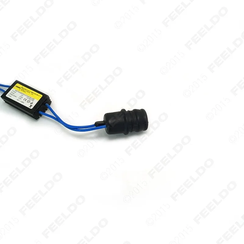 FEELDO 10 шт. DC12V T10/W5W/194 светодиодный световой предупреждаПредупреждение декодер компенсатора резистор нагрузки NO-OBD ошибка нет Hyper Flash# FD-2273