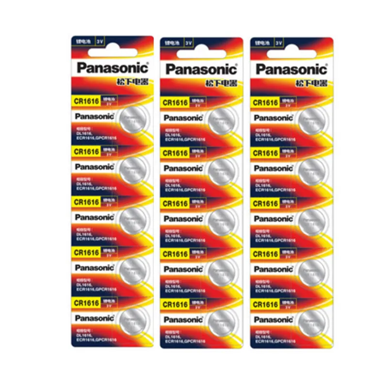 15 x Panasonic CR1616 Button Cell Coin Batteries CR1616 Car Remote