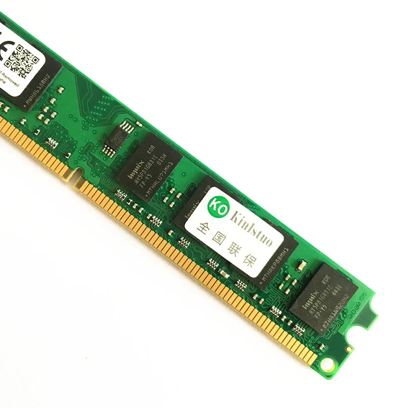 Kinlstuo DDR2 2GB 800MHz Rams PC 6400 intel& AMD 240PIN памяти новые rams для настольных ПК