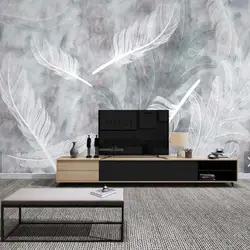 Европейский ручная роспись особенность современного 3D абстрактное панно большой размер фото обои гостиной спальня ТВ фоне стены Декор