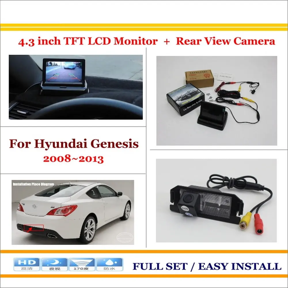 Aliexpress Com Buy Liislee For Hyundai Genesis 2008 2013 Car Rear Camera 4 3 Tft Lcd Screen Monitor 2 In 1 Back Up Parking System From Reliable