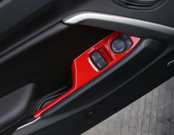 

For Chevrolet Camaro 2017 2018 ABS ABS Plastic Car Styling Interior Accessories Door Window Lift Regulator Switch Car Styling