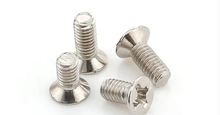M1.2 * 4-6 M1.4 2 5-8 M2 4-14 покрытие из углеродистой стали никель phillips плоская головка