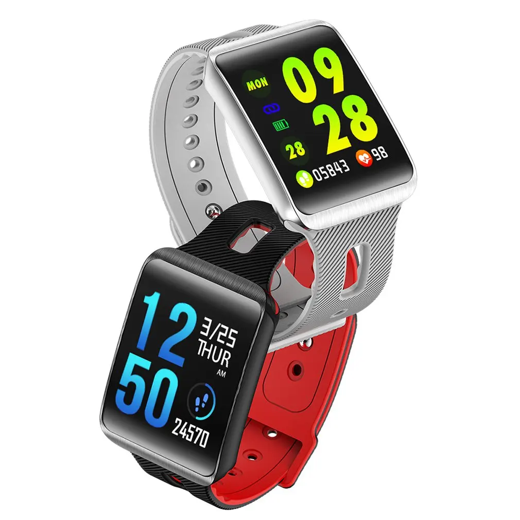 

Gt98 Sport Bracelet Smart Watch Oled Color Screen Ip67 Smartwatch Blood Pressure Oxygen Heart Rate Monitor Sports Tracker