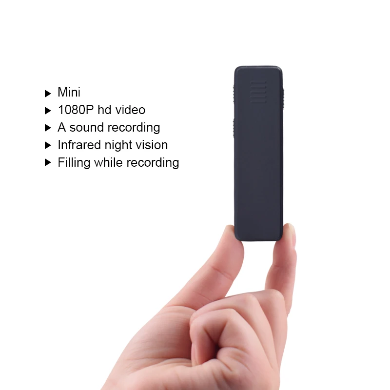 

1080P HD Mini Camera Infrared Night Vision 70 Degree 5 Hours Time LOOP Reacord with Charging Support 4-32G TF Card
