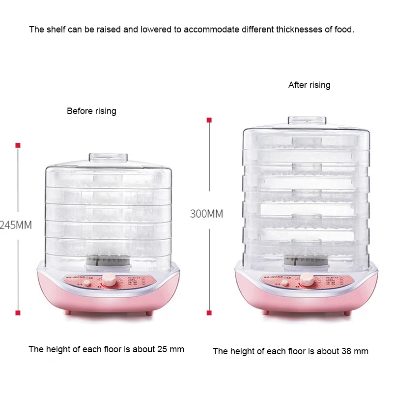 Dried-Fruit-Vegetables-Herb-Meat-Machine-Household-MINI-Food-Dehydrator-Pet-Meat-Dehydrated-5-trays-Snacks(3)