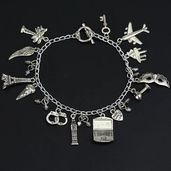 

Charm Bracelet Jewelry Mask Handcuff Pendants Bracelets 50 Fifty Shades of Grey Bracelets for Women Accessories a bracelet