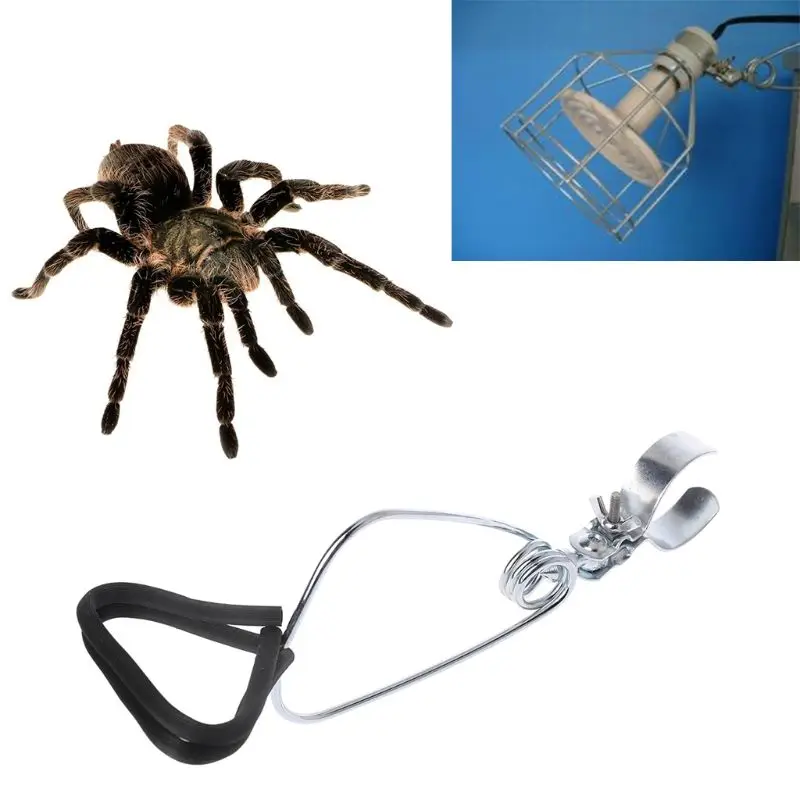 

Metal Reptile Pet Light Heating Lamp Clamp Holder For Ceramic Bulbs Heater