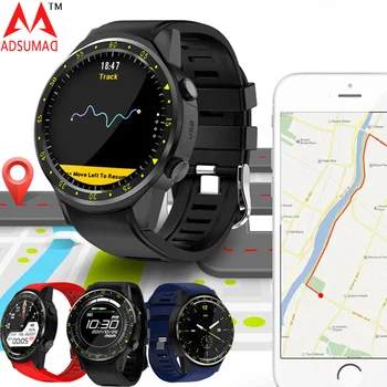 

GPS Sport Smart watch+Compass Positioning Support SIM card phone call bluetooth heart rate monitor sleep Altimeter