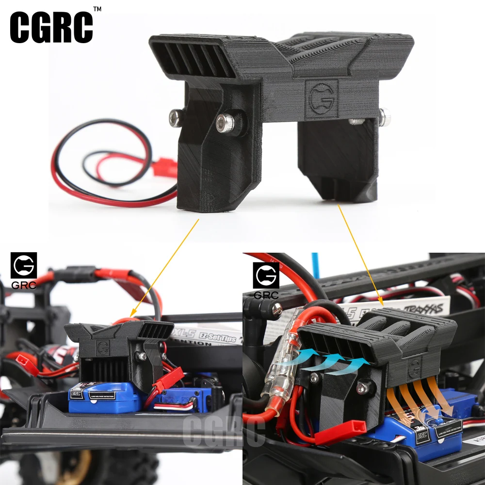 30mm Fan RCLions ESC Cooling Fan For TRX-4 RC Cars - 12000 RPM 5V-9V (1/10  Scale Crawler/Truck) Trx4m Esc