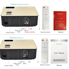 HD Projector – Android 6.0 WiFi Bluetooth Projector