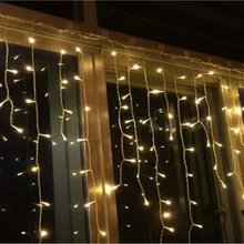 20 метров Водонепроницаемый светодиодный ледяной барный светильник, занавес, светильник s, водопад, фонарь, мигалка, Рождественский декоративный светильник, неоновая гирлянда