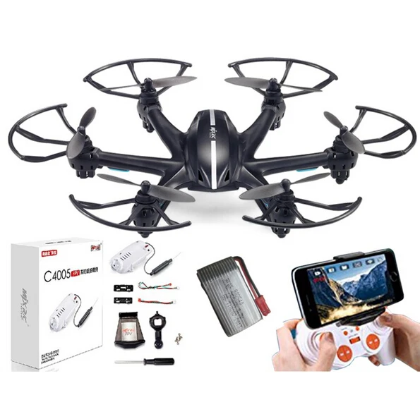 

MJX X800 2.4G 4CH 6-Axis UAV Quadcopter RTF Drone RC Helicopter WIFI FPV Camera  ( WITHOUT CAMERA )