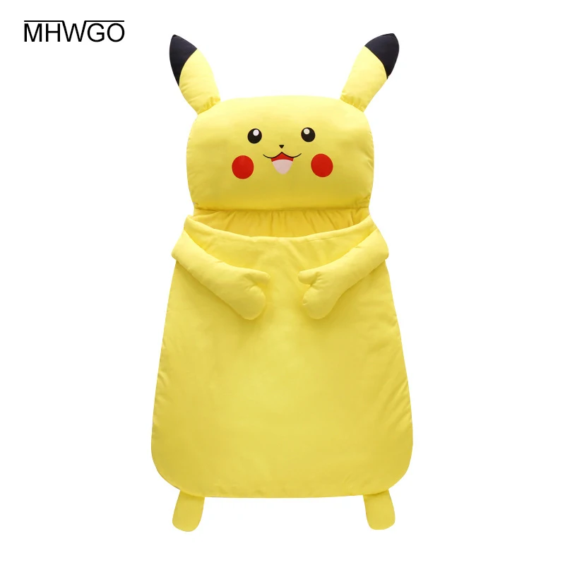 

MHWGO Sleeping Bag Baby Stroller Cotton Pikachu Envelope For Discharge Winter Envelope For Newborns Stroller