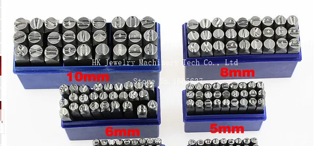 free shippinjg high quality alloy steel 3mm metal letter punch letter punch