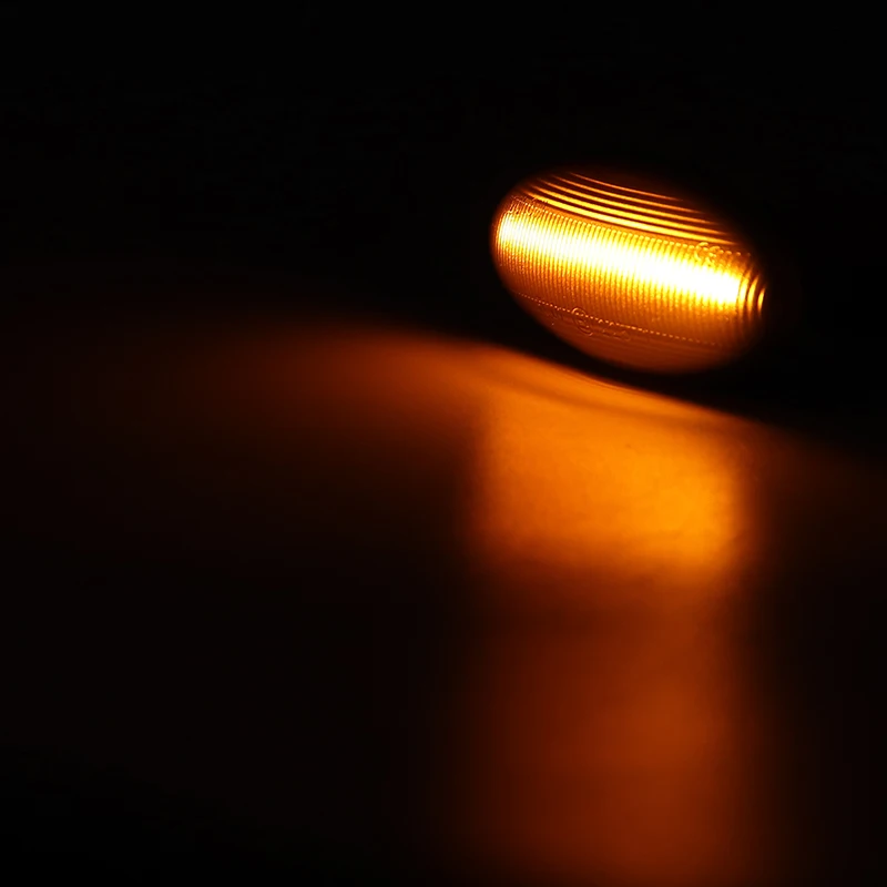 2X дым динамичные плавные боковые Габаритные светильник для peugeot 1007 206 307 407 607 партнер эксперт Citroen Xsara Picasso
