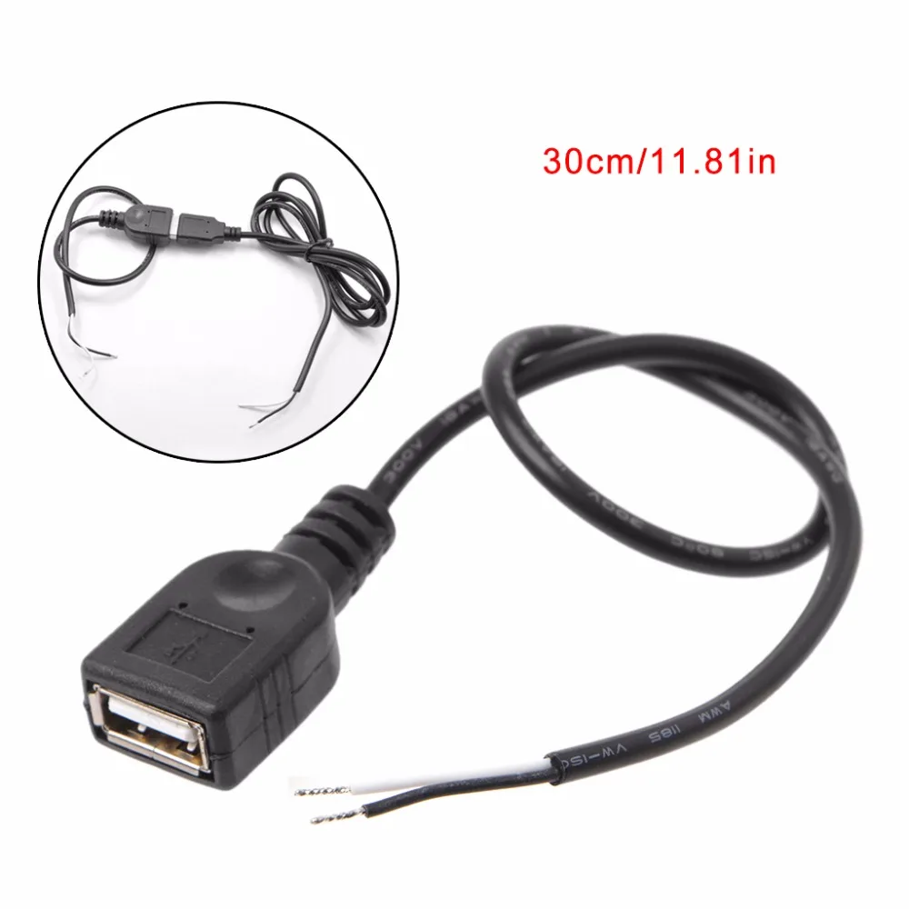 Планшет OOTDTY 1 шт. USB 2 0 Тип Женский Разъем Pin провода кабель питания для зарядки DIY 30