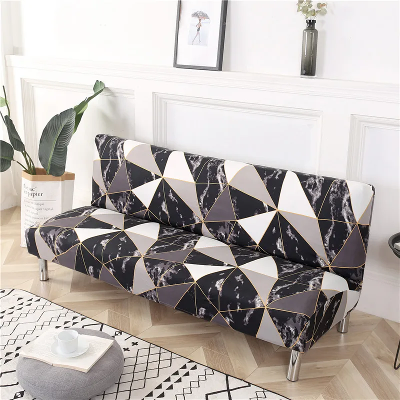 

folding sofa bed cover sofa cover spandex stretch for living room single seat cover for pets fully wrapped washable removeable
