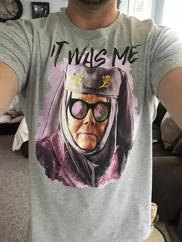 Модное шоу-JF Tell Cersei It Was Me Game Of Thrones забавная футболка рубашка унисекс милая