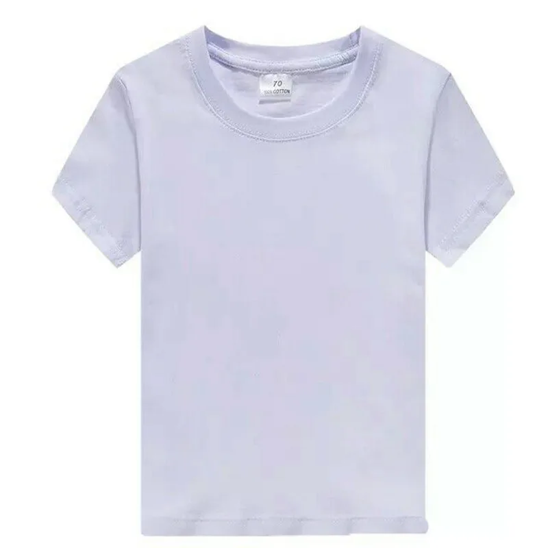 CROAL CHERIE Toddler Boy Clothes Solid Short Sleeve Summer T-Shirt Girl Clothes O-Neck Tee Tops For Student School Clothing (5)