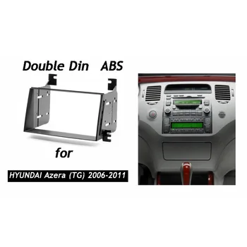 

For HYUNDAI Grandeur Azera Radio CD DVD Audio Panel Dash Mount Trim Refitting Kit Fascia Face Surround Frame Bezel Double Din