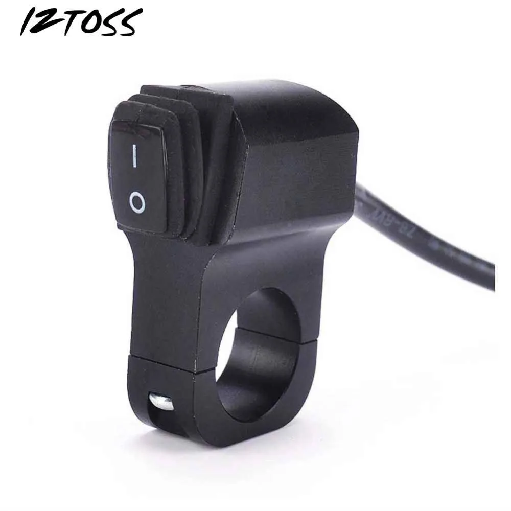 IZTOSS Waterproof Motorcycle 12v 16A aluminium alloy Switches 7/8" 22mm