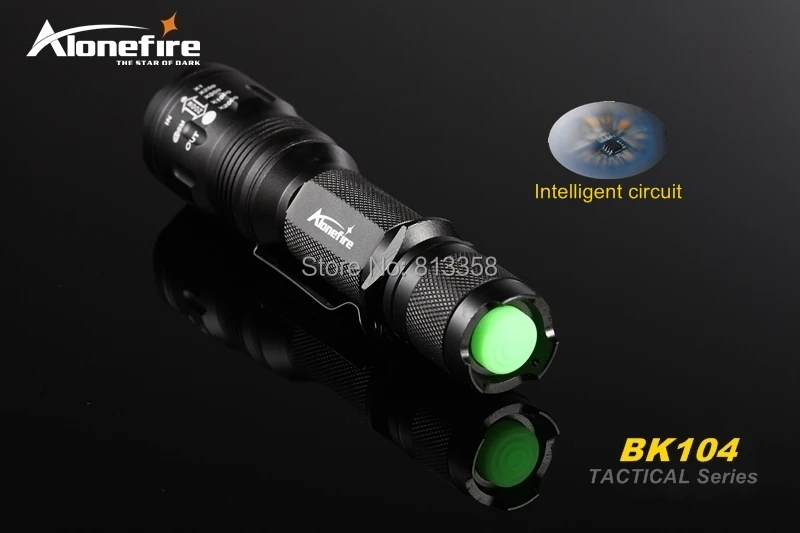 Alonefire bk104 тактический серии CREE xm-l T6 LED 5 Режим профессиональный зум тактический фонарик свет