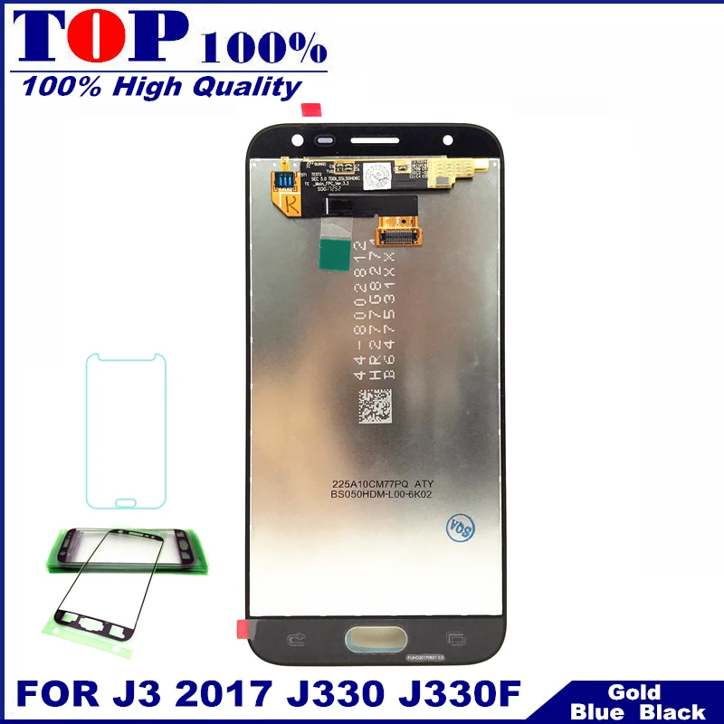 

J330 LCD For Samsung Galaxy J3 2017 J330 J330F Phone LCD Display Touch Screen Digitizer Assembly With Brightness Control for J33