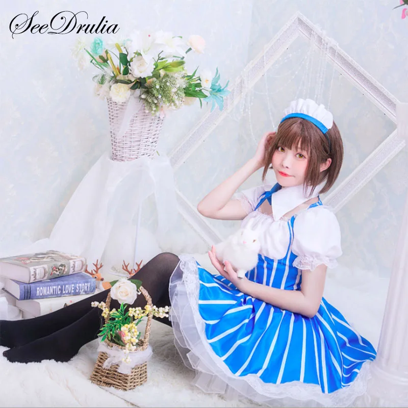 Женский костюм для косплея Seedrulia Saenai Heroine No Sodate Kata Cos Megumi Kato| |