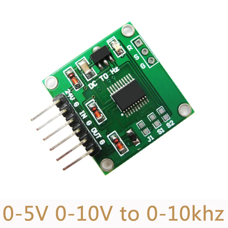 

10pcs/lot Voltage to Frequency Module 0-5V 0-10V to 0-10kHz linear transmitter input voltage output frequency board SC04