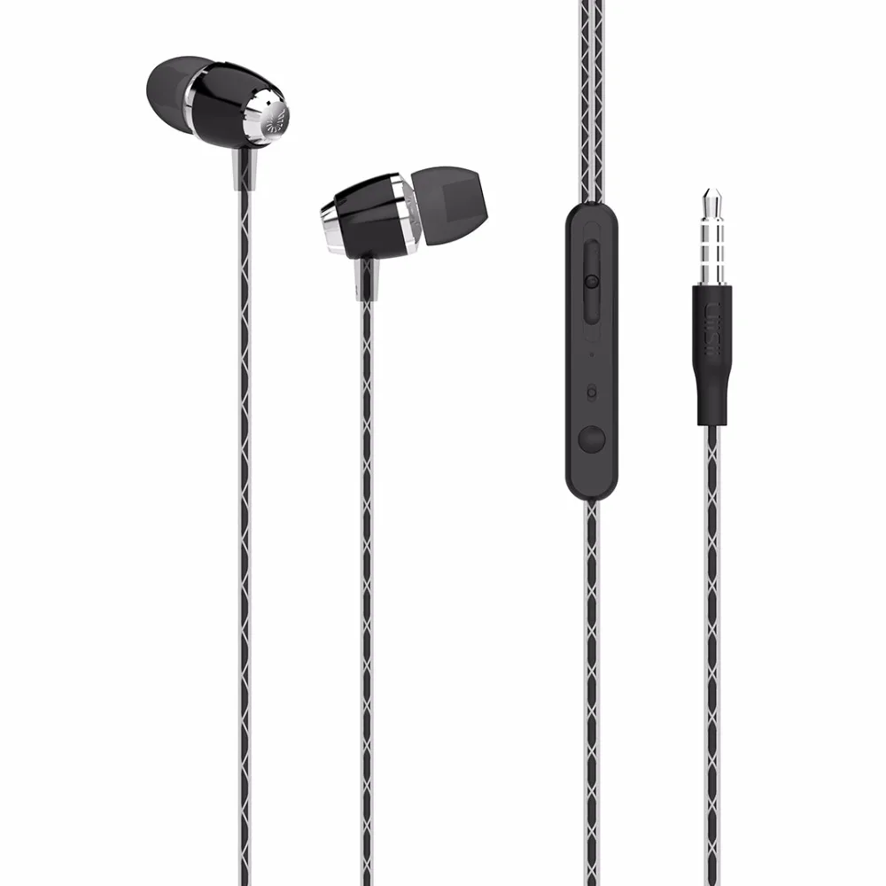 

UiiSii Earphones U4 Original In-ear earbuds Super Bass Stereo Smartphone Earphone With Microphone Volume Control MP3 P4 Earpiece