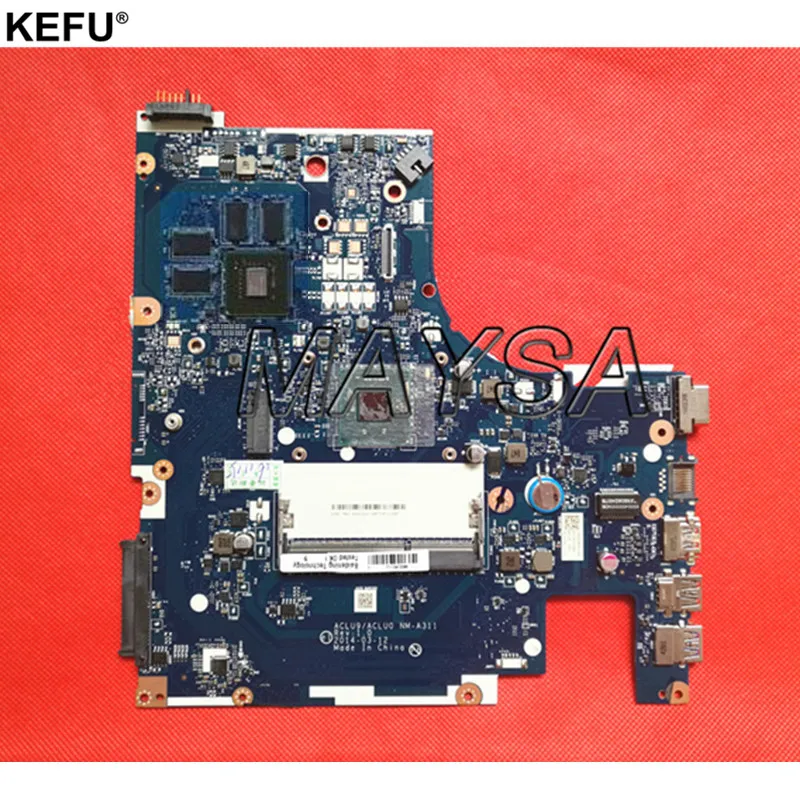Original System Board For Lenovo G50-30 Laptop Motherboard  ACLU9 / ACLU0 NM-A311 , With N3540 Processor , 100% WORKING !