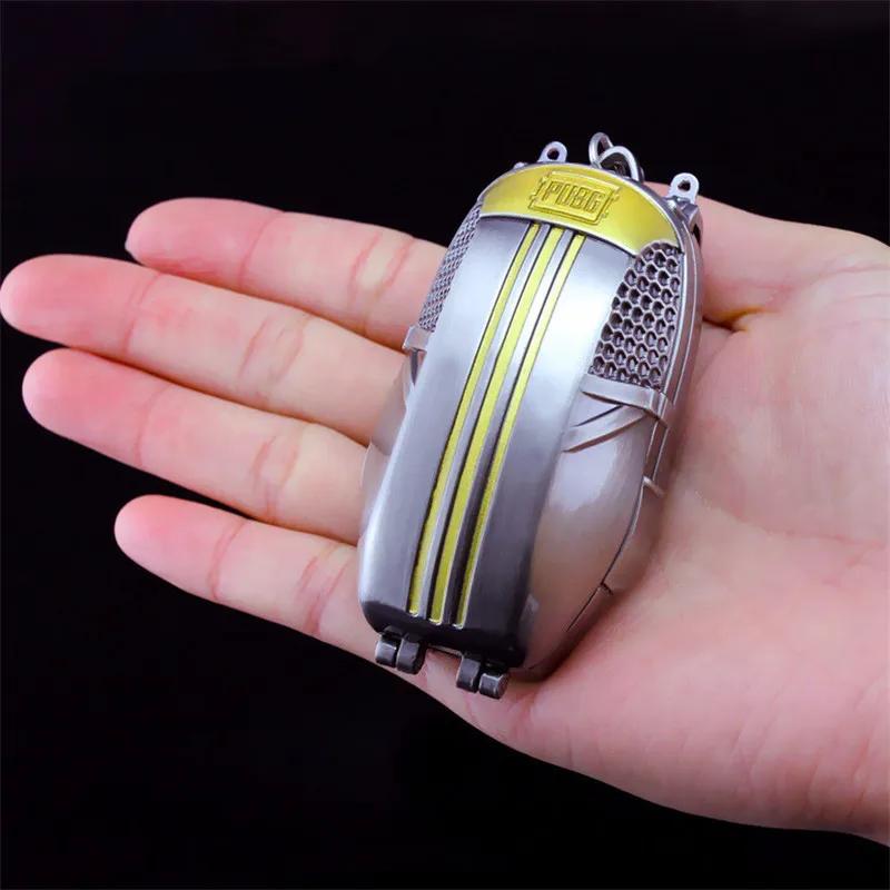  Game New Playerunknown's Battlegrounds Parachute bag Model PUBG Logo Keychain Pendant Cosplay acces