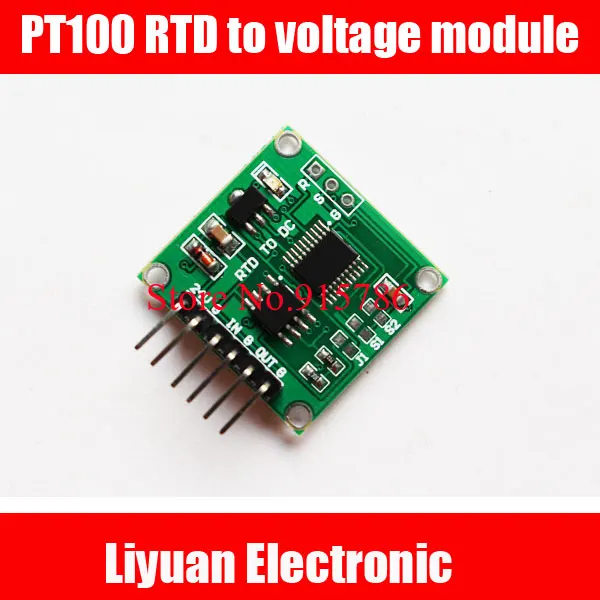 

PT100 RTD to voltage module / PT100 to 0-5V 0-10V linear conversion / pt100 temperature transmitter module