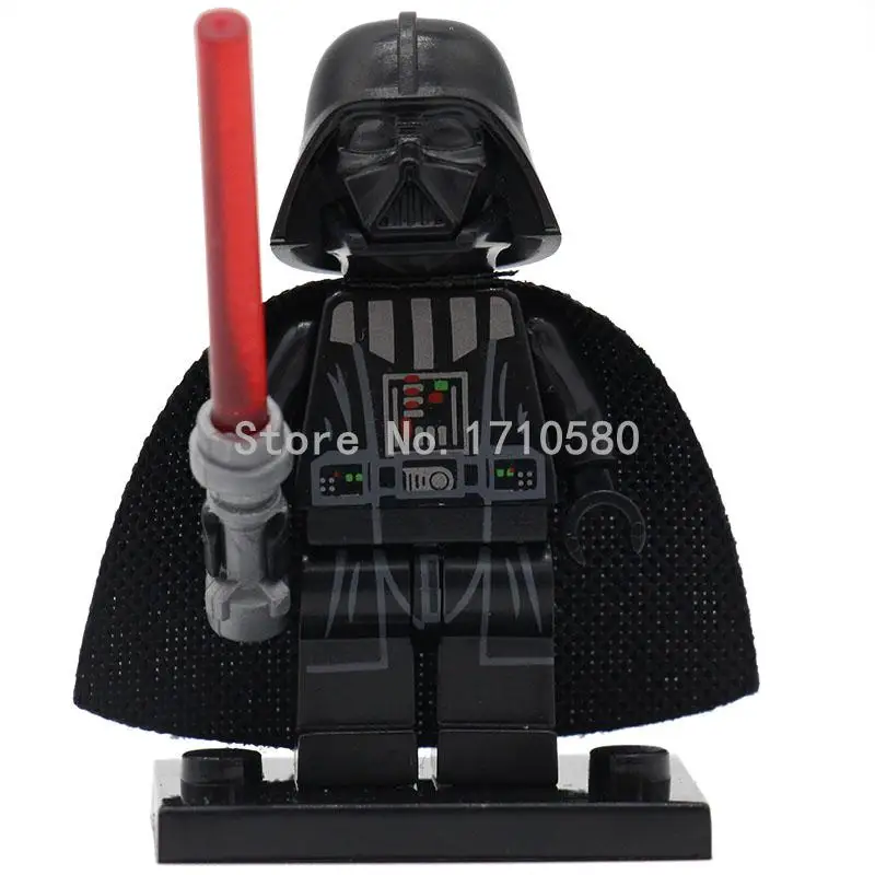 

PG633 Darth Vader With Red Lightsaber Single Sale Star Wars Minifigures Starwars Building Blocks Toys For Children Kids Gifts