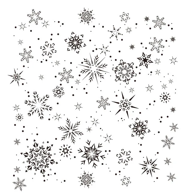 Снежинка прозрачный силиконовый штамп/печать для DIY скрапбукинга/фотоальбом декоративный прозрачный штамп M1229