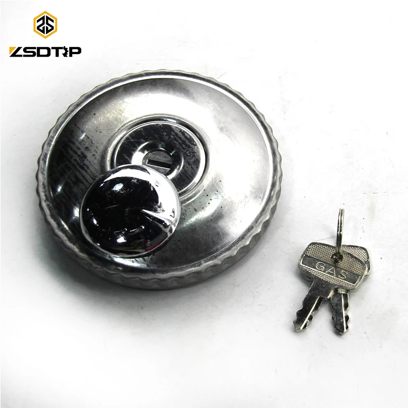 

ZSDTRP K750 Side Motorcycle Stainless Steel Fuel Tank Lock Cap with Key For Motor Ural M72 BMW R50 R1 R12 R 71