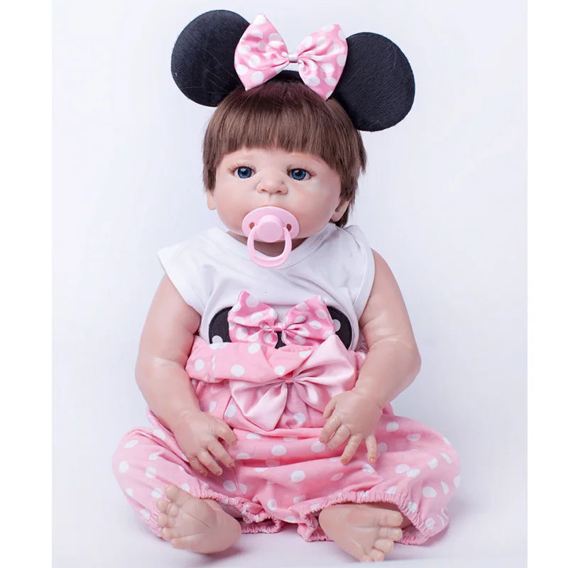 

Baby Alive Silicone Reborn Dolls Cute Girls Gift Toys Brinquedos Babies Reborn Realistic Dolls Children Early Education Present